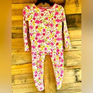 Cynthia Rowley cotton long sleeve/pants floral pajama set